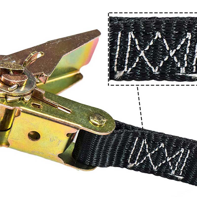 1 x 10' musta Endless Ratchet Strap