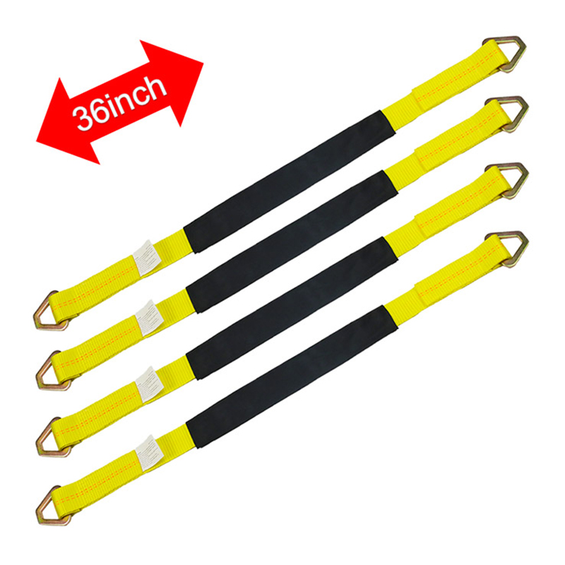 4 Pack Axle Straps 2 tuuman rengaspyörän alashihna