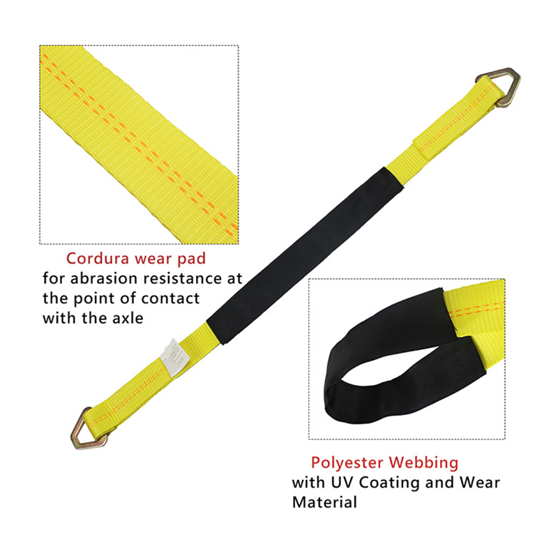 4 Pack Axle Straps 2 tuuman rengaspyörän alashihna